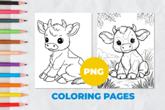 Bull with wings Coloring Pages | Coloring book Product Image 1