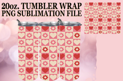 ENCHANTED MEMORIES 20oz TUMBLER WRAP, Valentine's Pattern Product Image 1