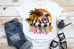 Summer Vibes PNG sublimation |Beach &amp; Summer PNG T-Shirt Product Image 6