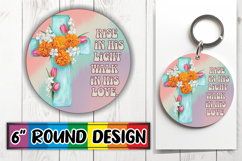 Unique Round Design Car Coasters PNG, Cross Product Image 1