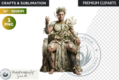 The Vernal Rebirth Dark Fantasy Spring Clipart Product Image 1