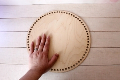 Basket base round 12 inch 30 cm digital file laser cut file Product Image 9