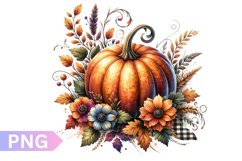 Halloween Pumpkins Sublimation - Clipart PNG Design Product Image 1