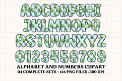 Earth Day Alphabet png clipart, earth day letters doodle Product Image 4