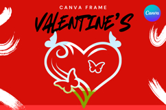 Heart Canva Frame Love Heart Valentine Shape Photo Frame_10 Product Image 1