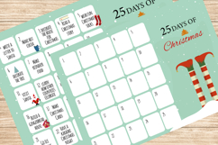 Christmas advent calendar, Christmas countdown calendar Product Image 3