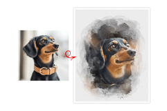 Pet Watercolor Painting Effect Product Image 1