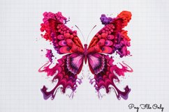 Smoke Butterflies Clipart PNG Product Image 1