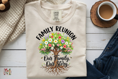 Family Reunion PNG, Wildflower Tree of Life Sublimation Product Image 9