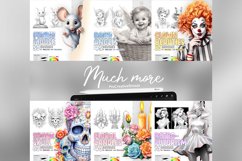 70 Procreate Retro-Futurism Stamp Brushes Product Image 9
