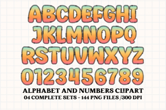 Summer Alphabet clipart, summer letters doodle Product Image 4