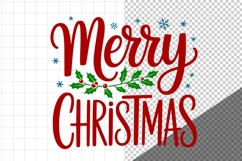 Merry Christmas SVG, Silhouette Product Image 2