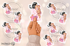 Mom Life Fashion Clipart Mother and Baby Love sublimation Product Image 4