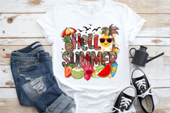 Hello Summer PNG sublimation |Beach &amp; Summer PNG T-Shirt Product Image 10