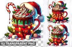 Christmas Sublimation Clipart Bundle - Christmas PNG files Product Image 11