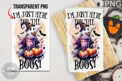I'm Just Here For The Boos!, Kitchen Towel Sublimation Product Image 1