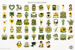 Sunflower Daily Love Clipart Product Image 4