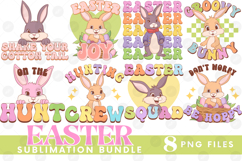 Easter Sublimation PNG Bundle Bunny Chick Farm Hip Hop Joy Product Image 1