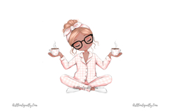 Cozy Babe Clipart Bundle PNG Product Image 9