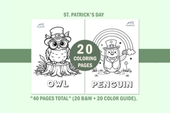 St Patrick's Day Coloring Pages for Kids Product Image 10