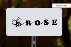 Bee Alphabet Bundle - SVG, PNG, DXF Product Image 8