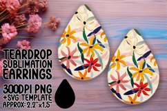 Spring Floral Dangle Earrings Product Image 1