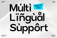 Ragonte - Future Geometric Sans Font Product Image 10