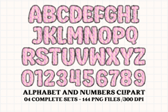 Baby Girl Alphabet, baby girl letters doodle, baby clipart Product Image 4