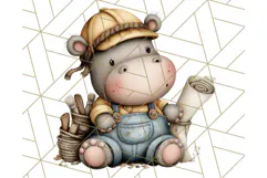 Zoo Animal Occupations PNG, Cute Career Clipart Product Image 2
