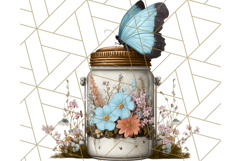 Vintage Butterfly PNG Clipart, Fairytale Cottagecore Images Product Image 2