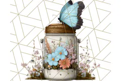 Vintage Butterfly PNG Clipart, Fairytale Cottagecore Images Product Image 2