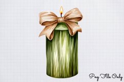 Olive Green Christmas Clipart Product Image 1