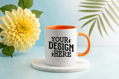 Coffee Mug Mockups, Spring Mug Mockup, Styled Stock Mockup Product Image 1