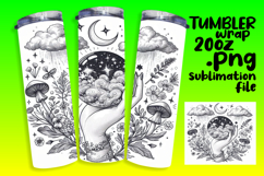 ELEGANT 20oz Tumbler PNG Design , Mystic Product Image 1