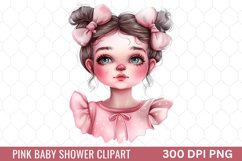Pink Baby Shower Clipart Product Image 1