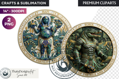 Ancient Egyptian Gods Pantheon Mythology Graphics cliparts Product Image 1