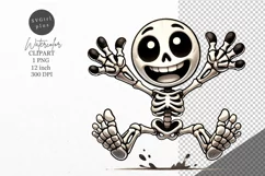 Halloween clipart, Skeleton clipart, Autumn clipart Product Image 1