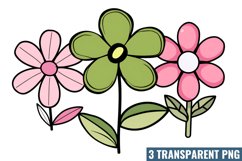 Retro Happy Smiles Clipart, Happy Smiles Watercolor Product Image 1