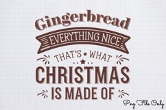 Christmas Gingerbread Sublimation Clipart PNG Product Image 1