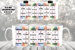 Motivational Mug Wrap Sublimation, Funny Mug Design Product Image 1