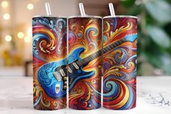 Guitar Tumbler Wrap | Sublimation | Tumblers Product Image 1