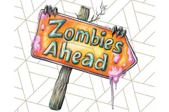 Bold Zombie Clipart PNG, Creepy Halloween Clip Art Product Image 2