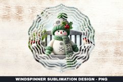 Christmas Wind Spinner Sublimation Design Product Image 1