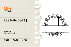 Leafelle Split Monogram Product Image 1