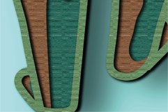 Hunter multilayer 3D SVG/Hunter plywood cut/ 3D laser cut Product Image 5