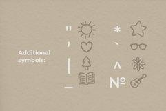 Hygge Vibes Cozy Decorative Font Product Image 10