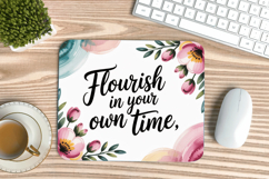 Inspirational Quotes Mouse Pad, Motivational PNG Sublimation Product Image 1