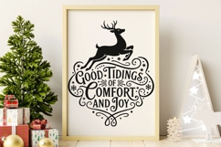 Good Tidings Of Comfort And Joy Svg, Farmhouse Christmas Svg Product Image 7
