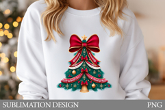 Christmas Tree T-Shirt Design. Christmas Tree Sublimation Product Image 1