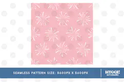 American 4th of July Patriotic Fireworks Seamless Pattern Product Image 2